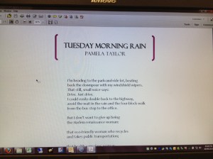 Tuesday Morning Rain