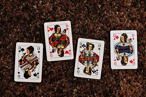 Four Queens Playing Cards