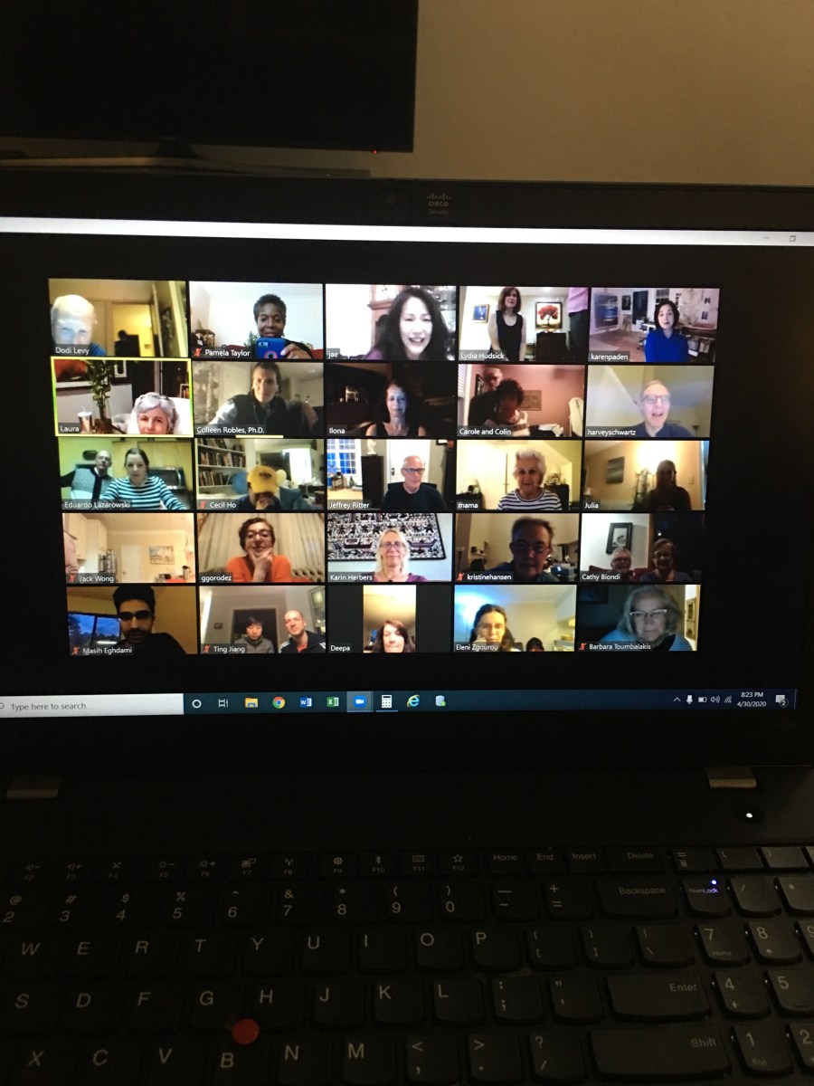 Screenshot of TangoUtopia's Zoom Prática